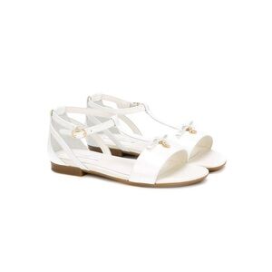 Dolce and Gabbana kids white sandals size 30